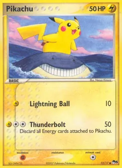 Pikachu — POP Series 5 #12, 2007. Illustrated by Naoyo Kimura.
