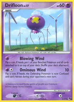 Drifloon — POP Series 6 #6, 2007. Illustrated by Mitsuhiro Arita.