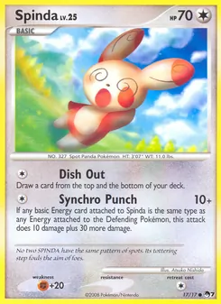 Spinda — POP Series 7 #17, 2008. Illustrated by Atsuko Nishida.