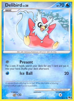 Delibird — POP Series 7 #6, 2008. Illustrated by Masakazu Fukuda.