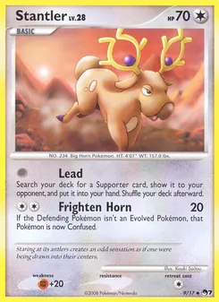 Stantler — POP Series 7 #9, 2008. Illustrated by Kouki Saitou.