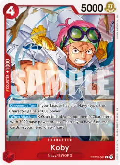 One Piece card PRB02-001 artwork