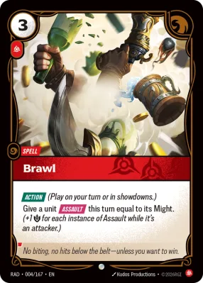 Brawl, Riftbound card RAD-004/167 from Radiance