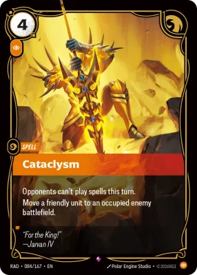 Cataclysm, Riftbound card RAD-084/167 from Radiance