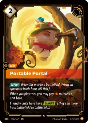 Portable Portal, Riftbound card RAD-087/167 from Radiance