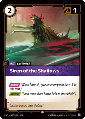 Siren of the Shallows, Riftbound card RAD-097/167 from Radiance