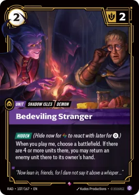 Bedeviling Stranger, Riftbound card RAD-107/167 from Radiance