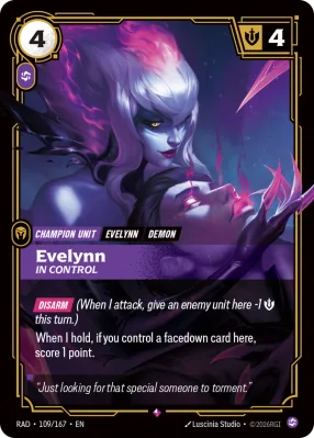 Evelynn, Riftbound card RAD-109/167 from Radiance