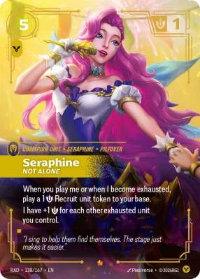 Seraphine, Riftbound card RAD-138/167 from Radiance