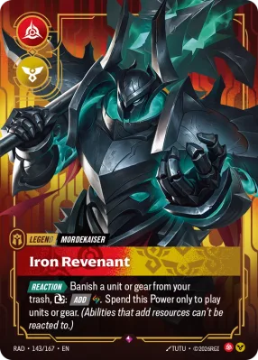 Iron Revenant, Riftbound card RAD-143/167 from Radiance