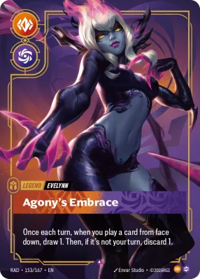 Agony's Embrace, Riftbound card RAD-153/167 from Radiance