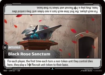 Black Rose Sanctum, Riftbound card RAD-159/167 from Radiance