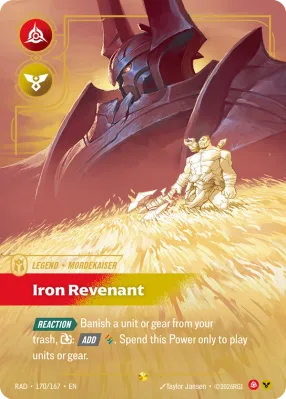 Iron Revenant, Riftbound card RAD-170/167 from Radiance