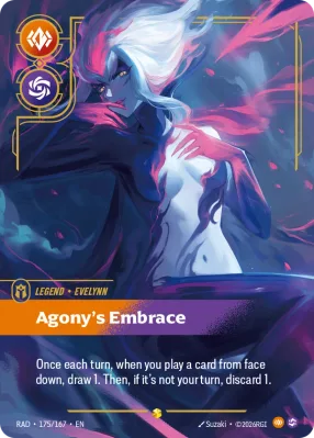 Agony's Embrace, Riftbound card RAD-175/167 from Radiance