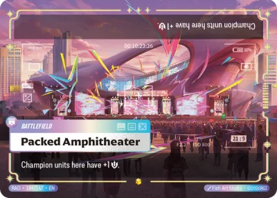 Packed Amphitheater, Riftbound card RAD-184/167 from Radiance