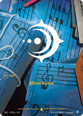 Mind Rune, Riftbound card RAD-R03a from Radiance