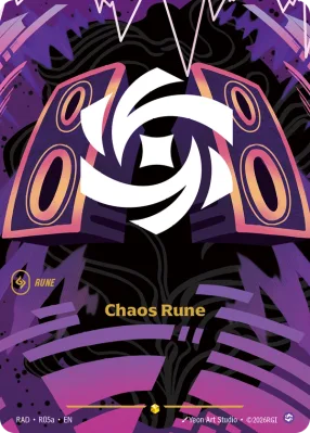 Chaos Rune, Riftbound card RAD-R05a from Radiance