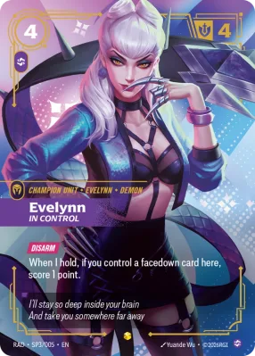 Evelynn, Riftbound card RAD-SP3/005 from Radiance