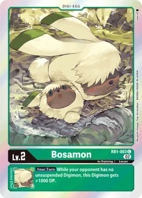 Bosamon, Digimon card RB1-003
