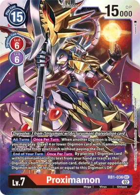 Proximamon, Digimon card RB1-036