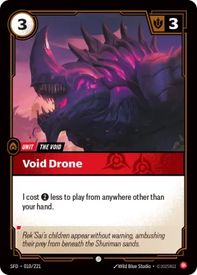 Void Drone, Riftbound card SFD-010/221 from Spiritforged