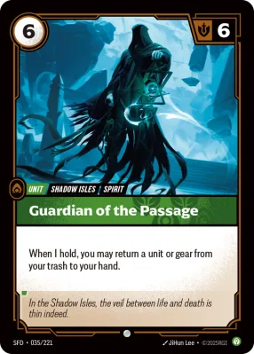 Guardian of the Passage, Riftbound card SFD-035/221 from Spiritforged