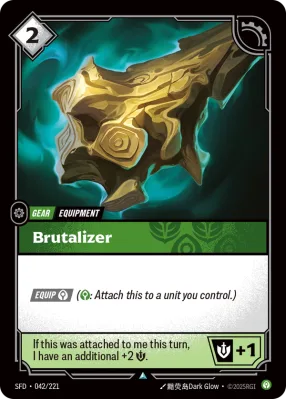 Brutalizer, Riftbound card SFD-042/221 from Spiritforged