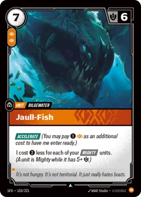 Jaull-Fish, Riftbound card SFD-103/221 from Spiritforged
