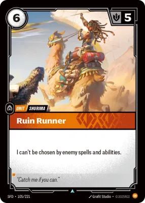 Ruin Runner, Riftbound card SFD-105/221 from Spiritforged