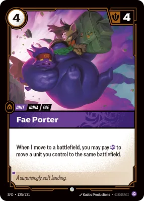 Fae Porter, Riftbound card SFD-125/221 from Spiritforged