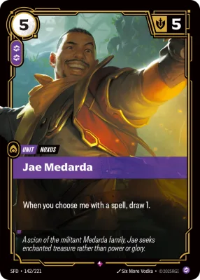 Jae Medarda, Riftbound card SFD-142/221 from Spiritforged