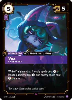 Vex, Riftbound card SFD-146/221 from Spiritforged
