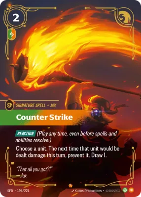 Counter Strike, Riftbound card SFD-194/221 from Spiritforged