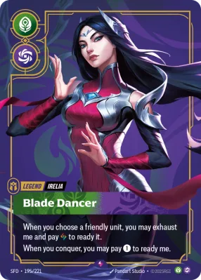 Blade Dancer, Riftbound card SFD-195/221 from Spiritforged