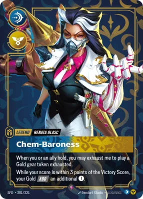 Chem-Baroness, Riftbound card SFD-201/221 from Spiritforged