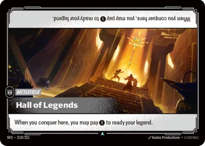 Hall of Legends, Riftbound card SFD-210/221 from Spiritforged
