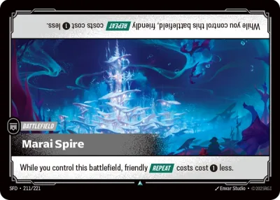 Marai Spire, Riftbound card SFD-211/221 from Spiritforged