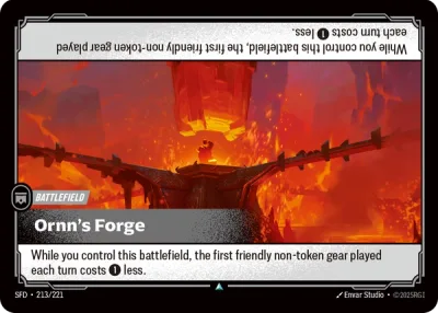 Ornn's Forge, Riftbound card SFD-213/221 from Spiritforged