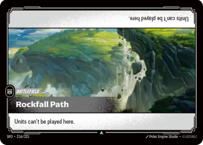 Rockfall Path, Riftbound card SFD-216/221 from Spiritforged