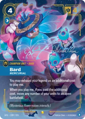 Bard, Riftbound card SFD-228*/221 from Spiritforged