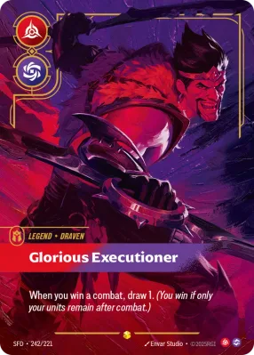 Glorious Executioner, Riftbound card SFD-242/221 from Spiritforged