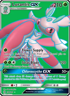 Lurantis GX — Sun & Moon #138, 2017. Illustrated by 5ban Graphics.