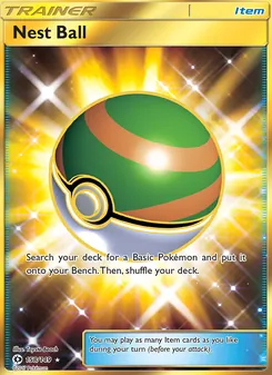 Nest Ball — Sun & Moon #158, 2017. Illustrated by Toyste Beach.