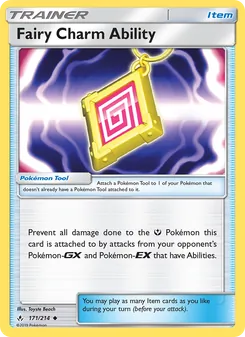 Fairy Charm Ability — Unbroken Bonds #171, 2019. Illustrated by Toyste Beach.