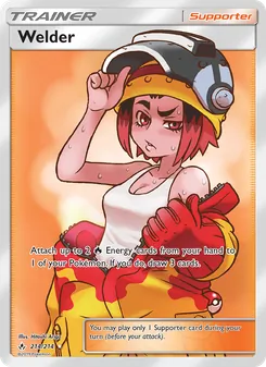 Welder — Unbroken Bonds #214, 2019. Illustrated by Hitoshi Ariga.