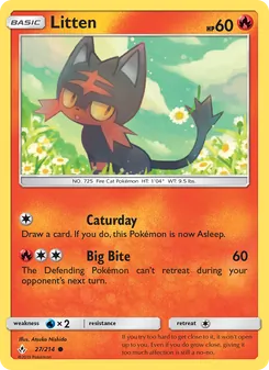 Litten — Unbroken Bonds #27, 2019. Illustrated by Atsuko Nishida.