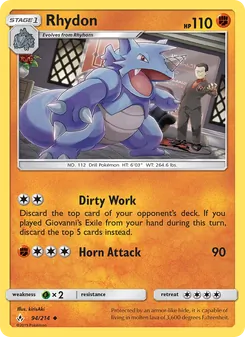 Rhydon — Unbroken Bonds #94, 2019. Illustrated by kirisAki.