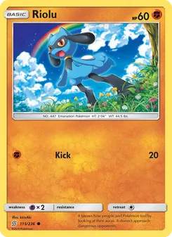 Riolu — Unified Minds #115, 2019. Illustrated by kirisAki.