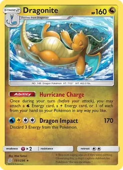 Dragonite — Unified Minds #151, 2019. Illustrated by Misa Tsutsui.