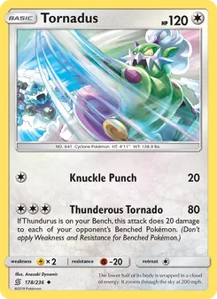 Tornadus — Unified Minds #178, 2019. Illustrated by Anesaki Dynamic.